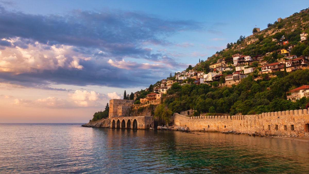Tersane shipyard at Alanya Castle in Turkey