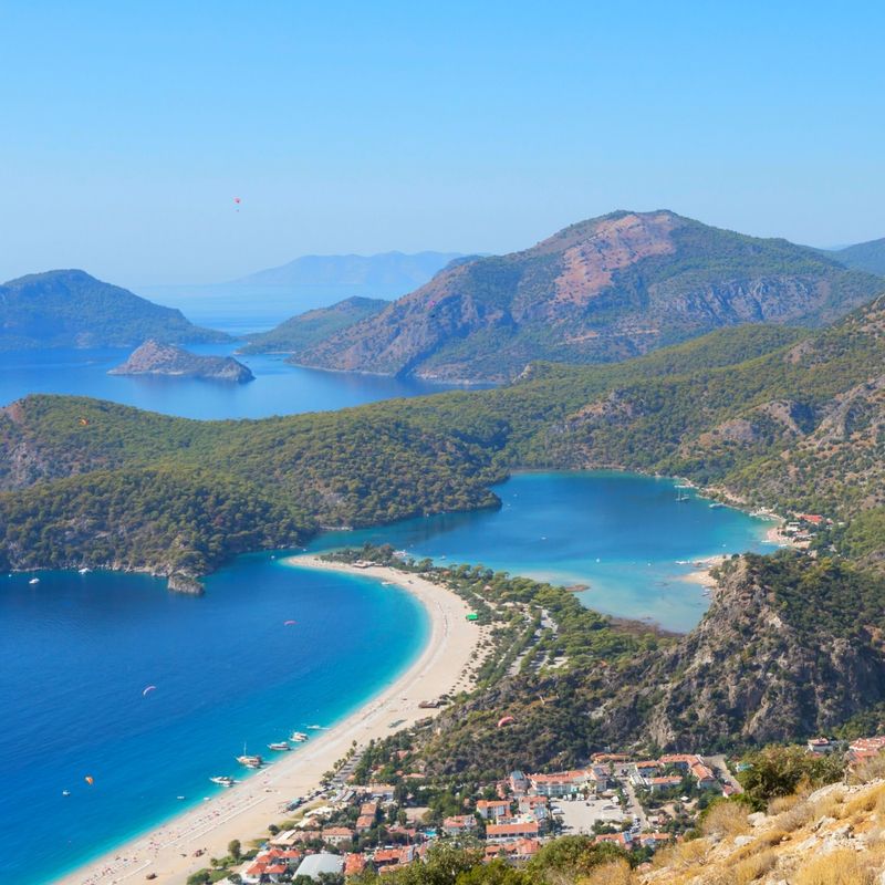 Aerial view of Lycian Way