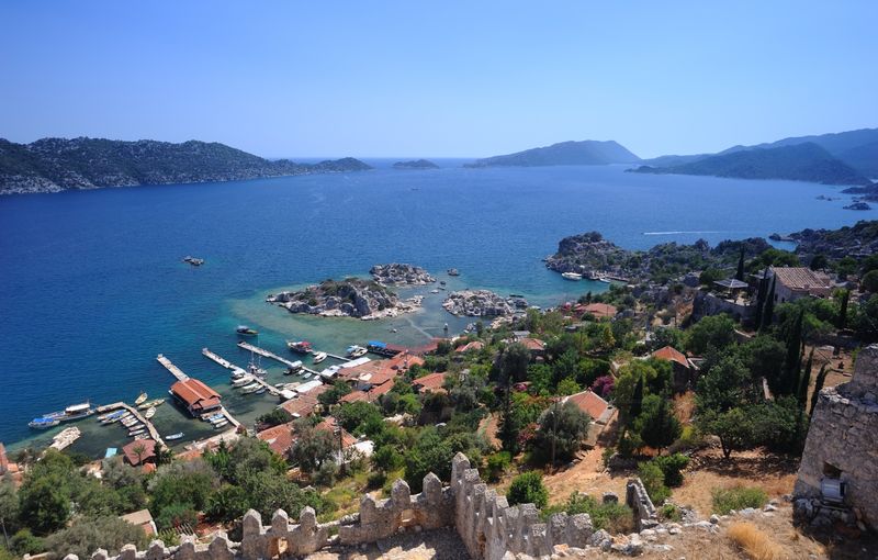 View from Kekova Fort