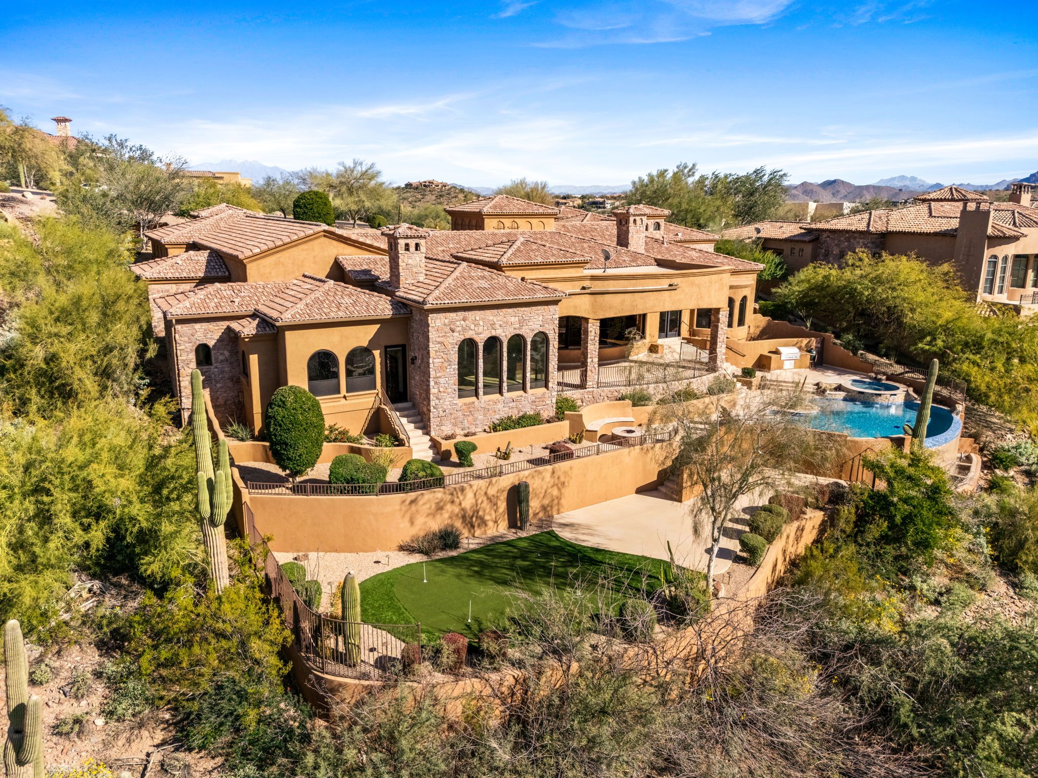 Luxury Home in Fountain Hills FireRock Country Club. Estate for sale