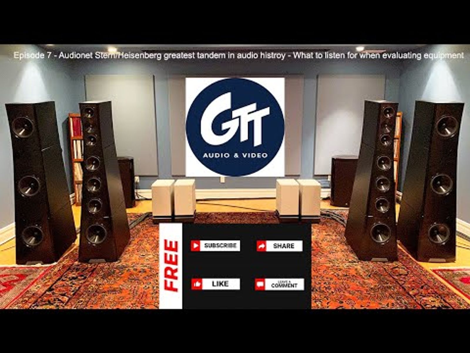 GTT Audio - Episode 7 - Audionet Stern-Heisenberg. What to listen for when evaluating equipment.