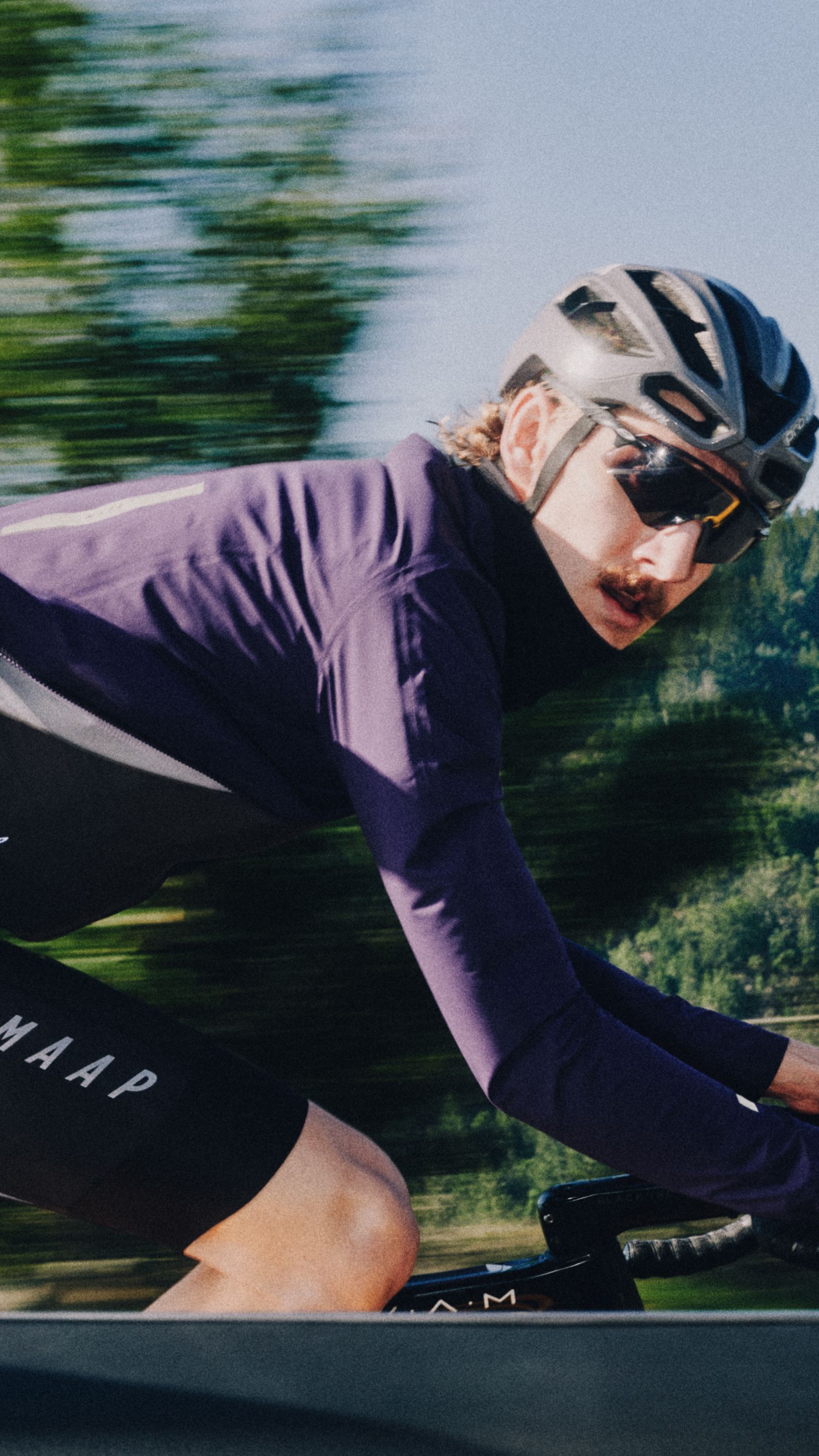 Riders in premium cycling kit