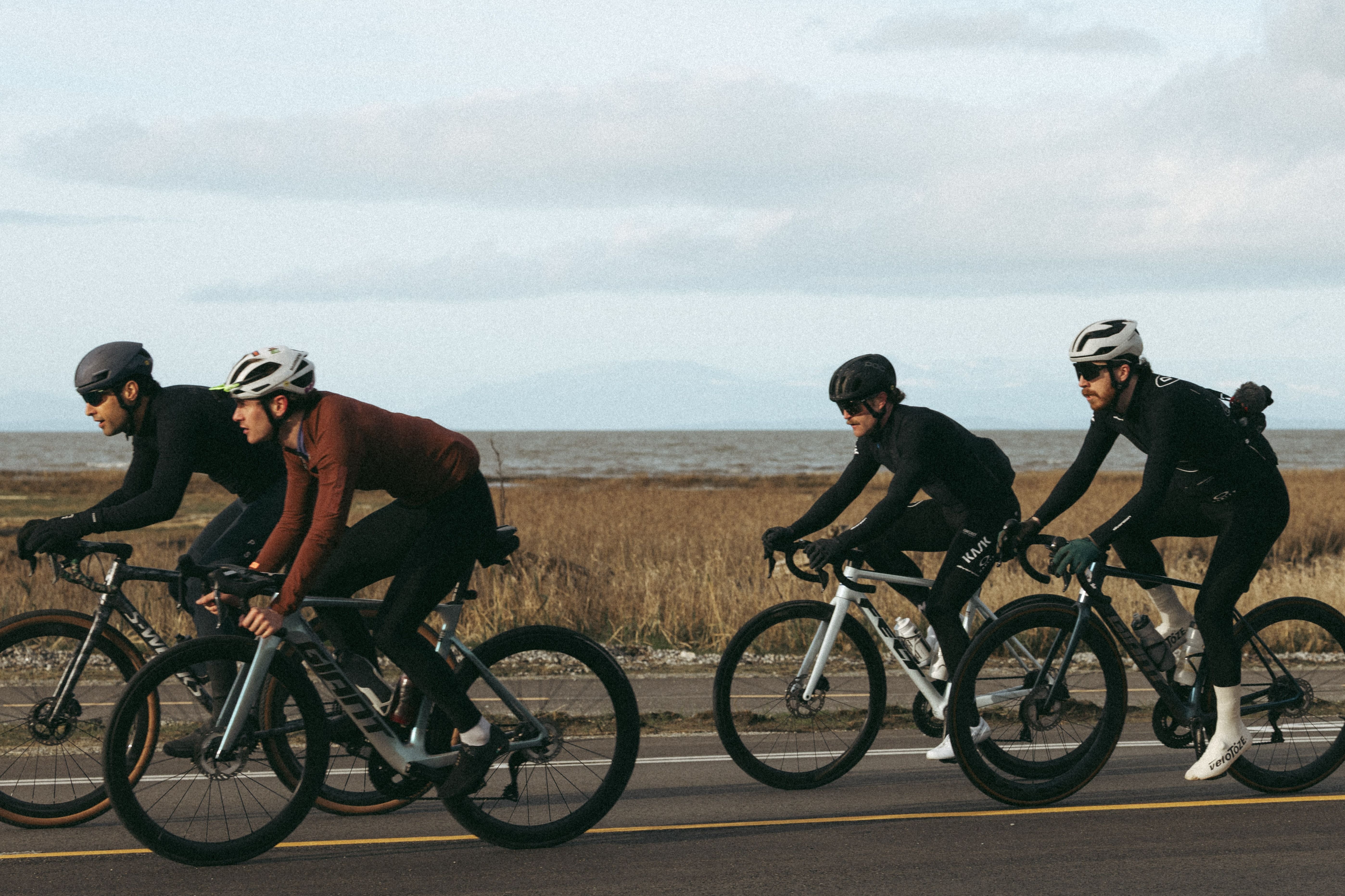 MAAP riders in summer kit on a forest group ride, Mid-Year Sale