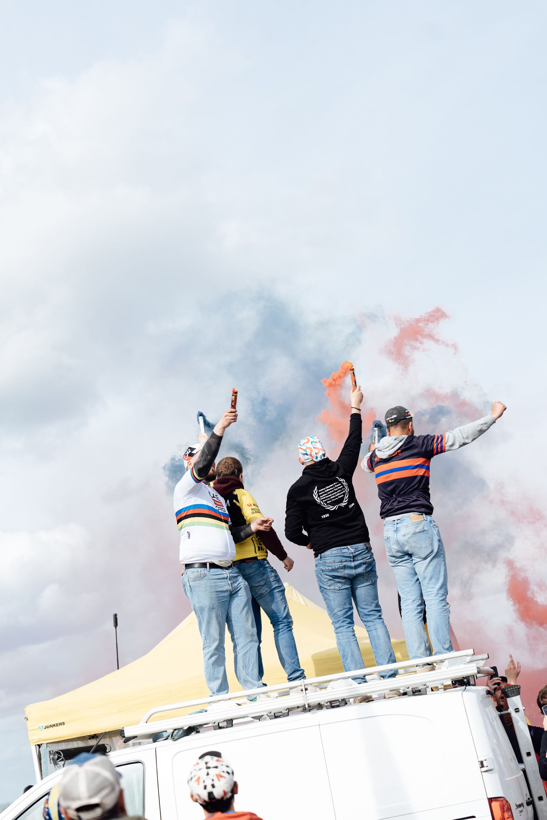 Fans with flares