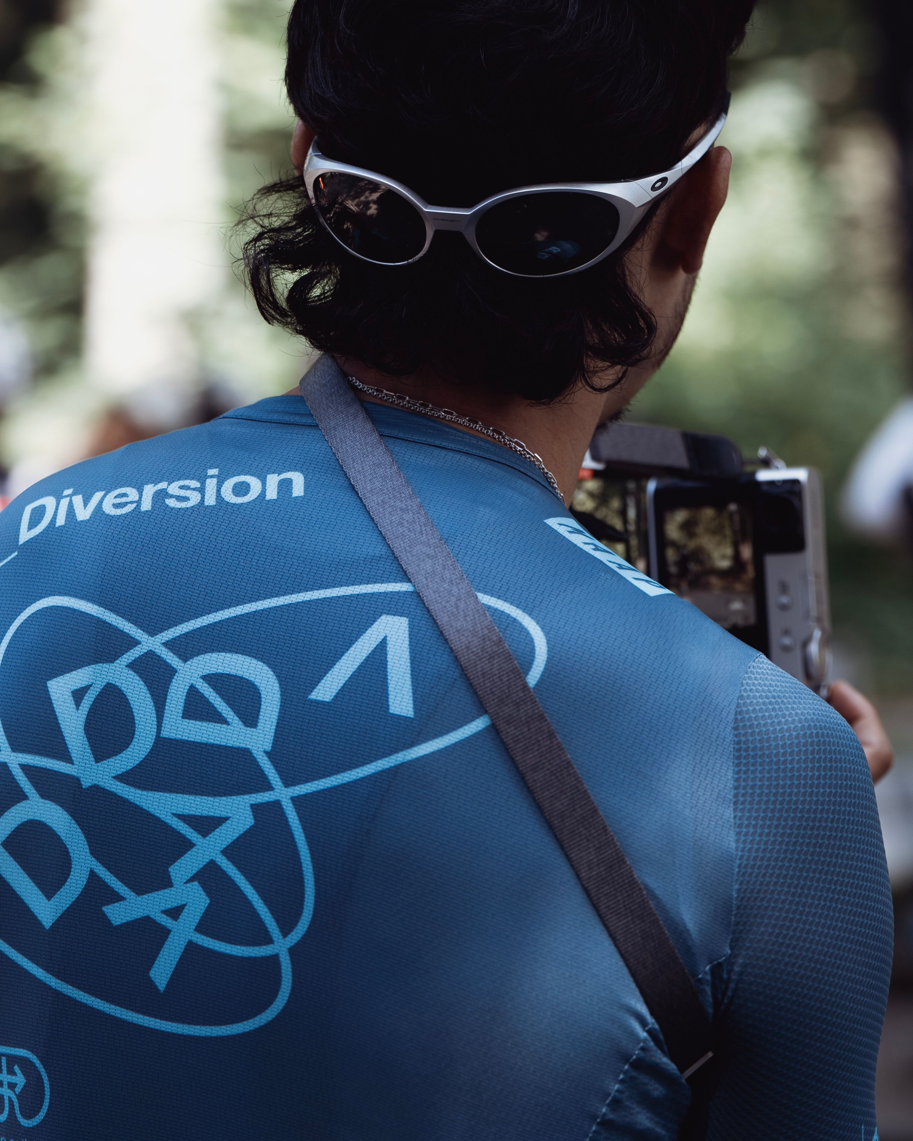 Man wearing Diversion Cycling Club MAAP Kit