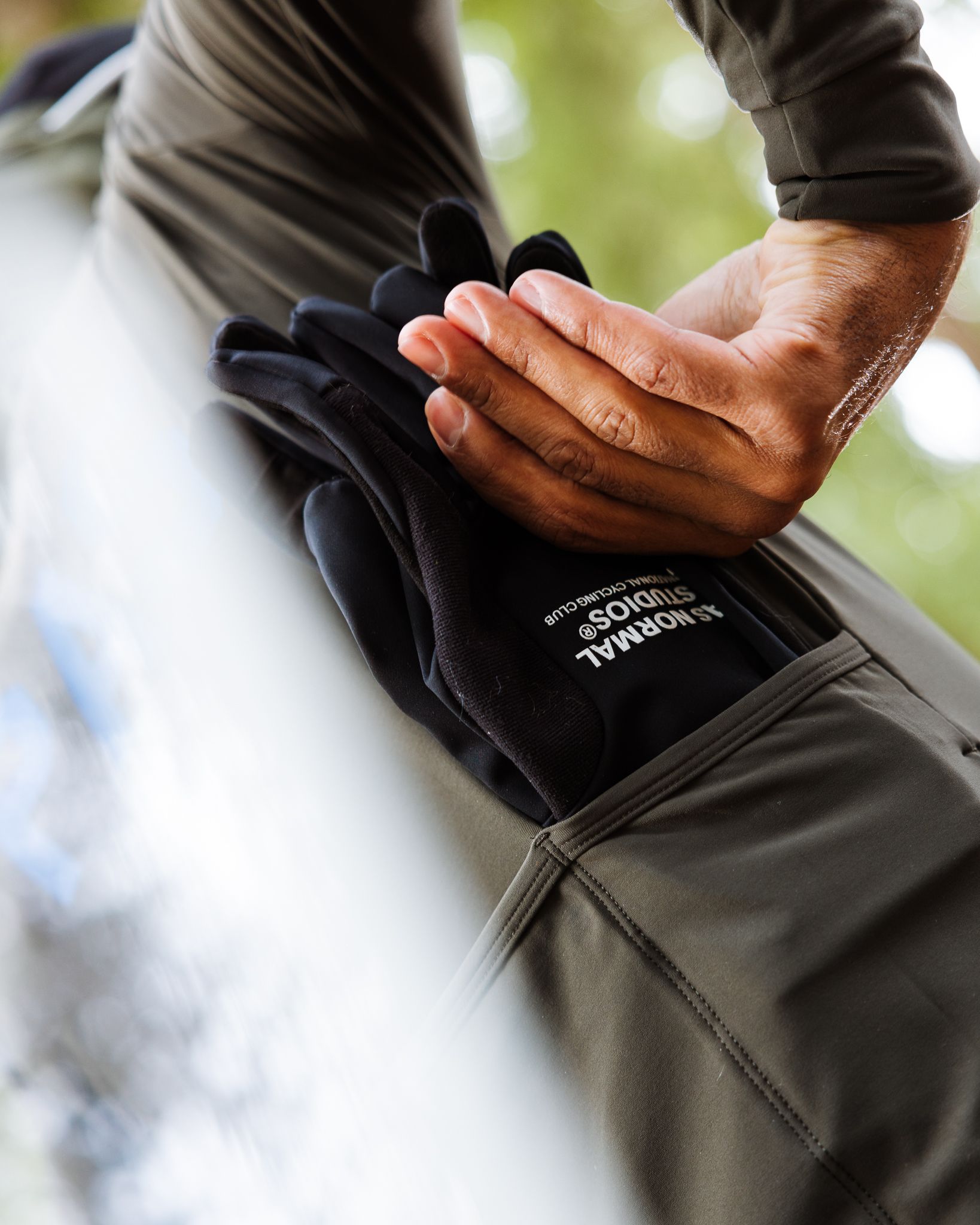 Cycling gloves and oversocks