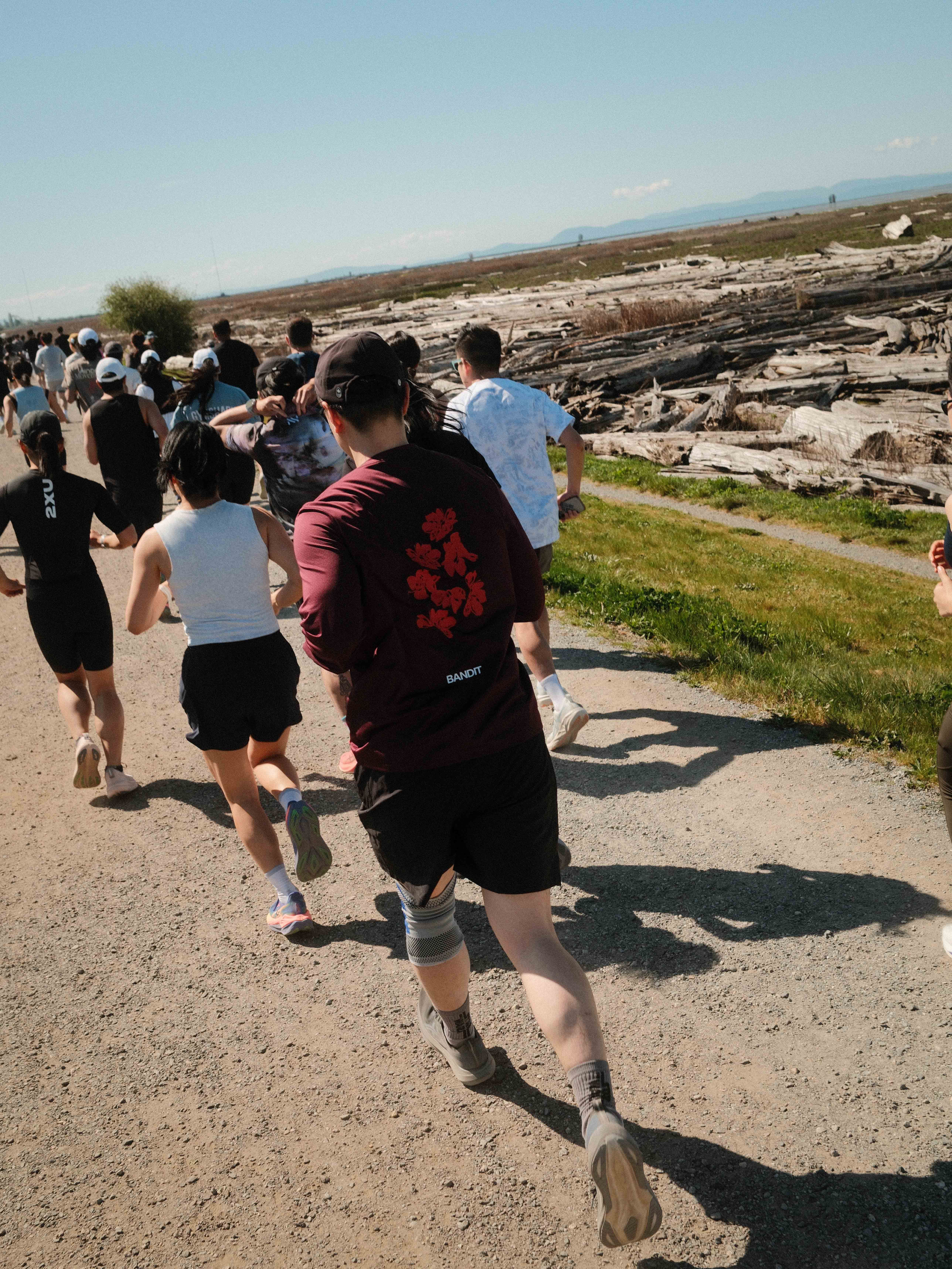 Runners with Enroute.run at the Asics Shoe Demo