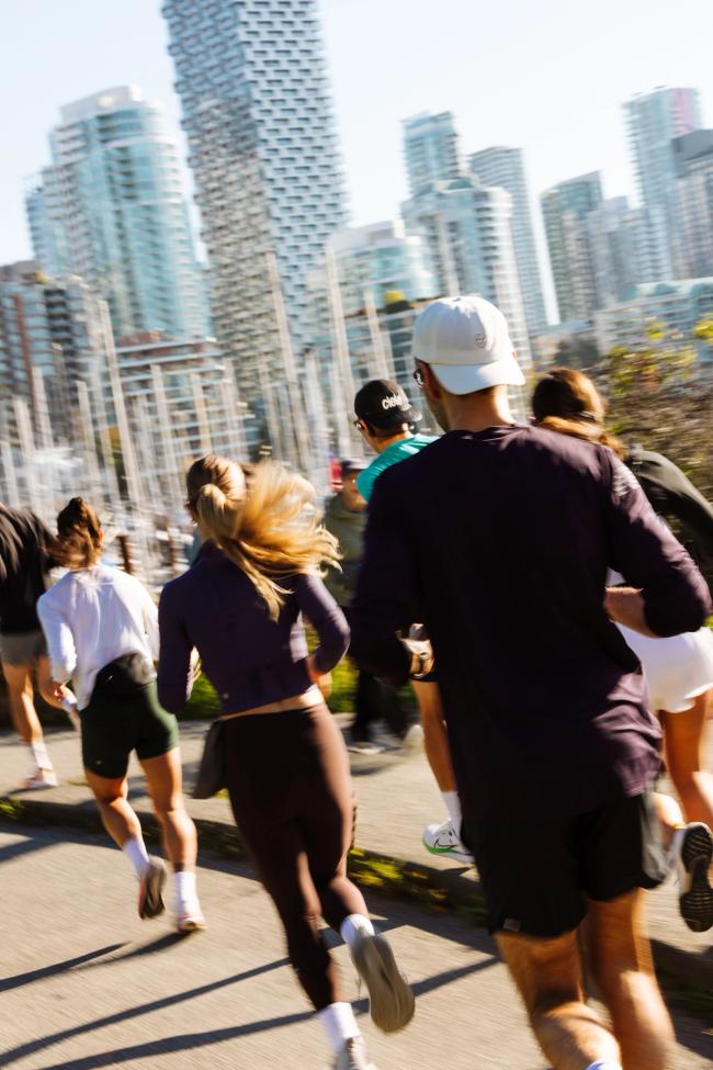 Running the seawall in Vancouver