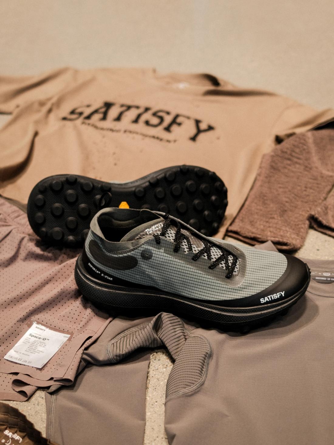 Satisfy theRocker Shoes & Satisfy Mothtec t-shirts