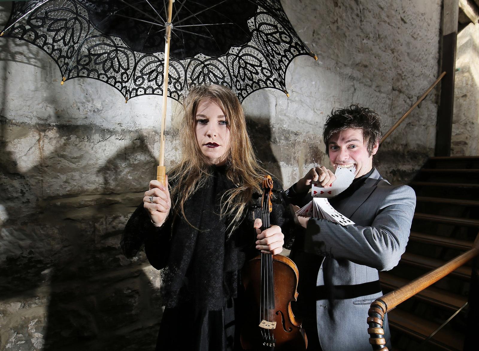 Musician Lulu's Shadow and magician Bodane Hatten to promote this weekend's FoV