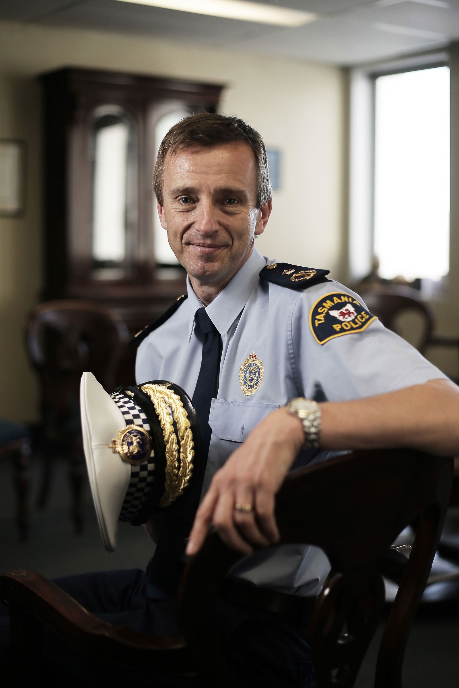 Commissioner Darren Hine APM Tasmania Police