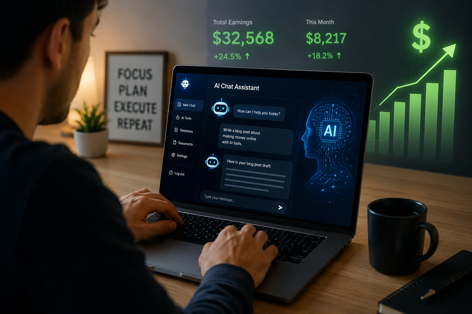 Best ways to make money with AI tools in 2026 for USA and UK audiences - Trend HavenX guide