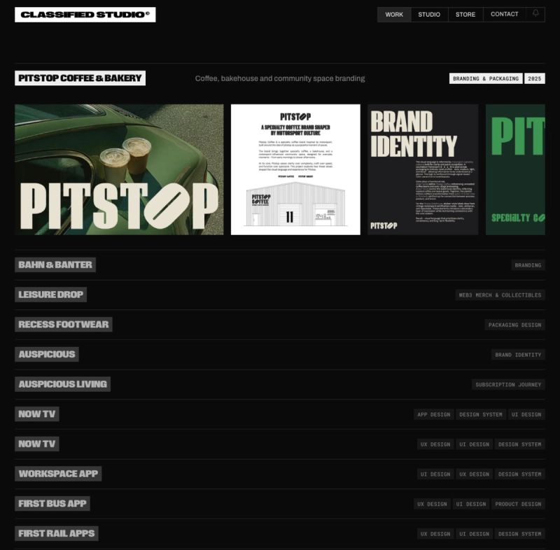 The Work index as a dossier, Pitstop's file open