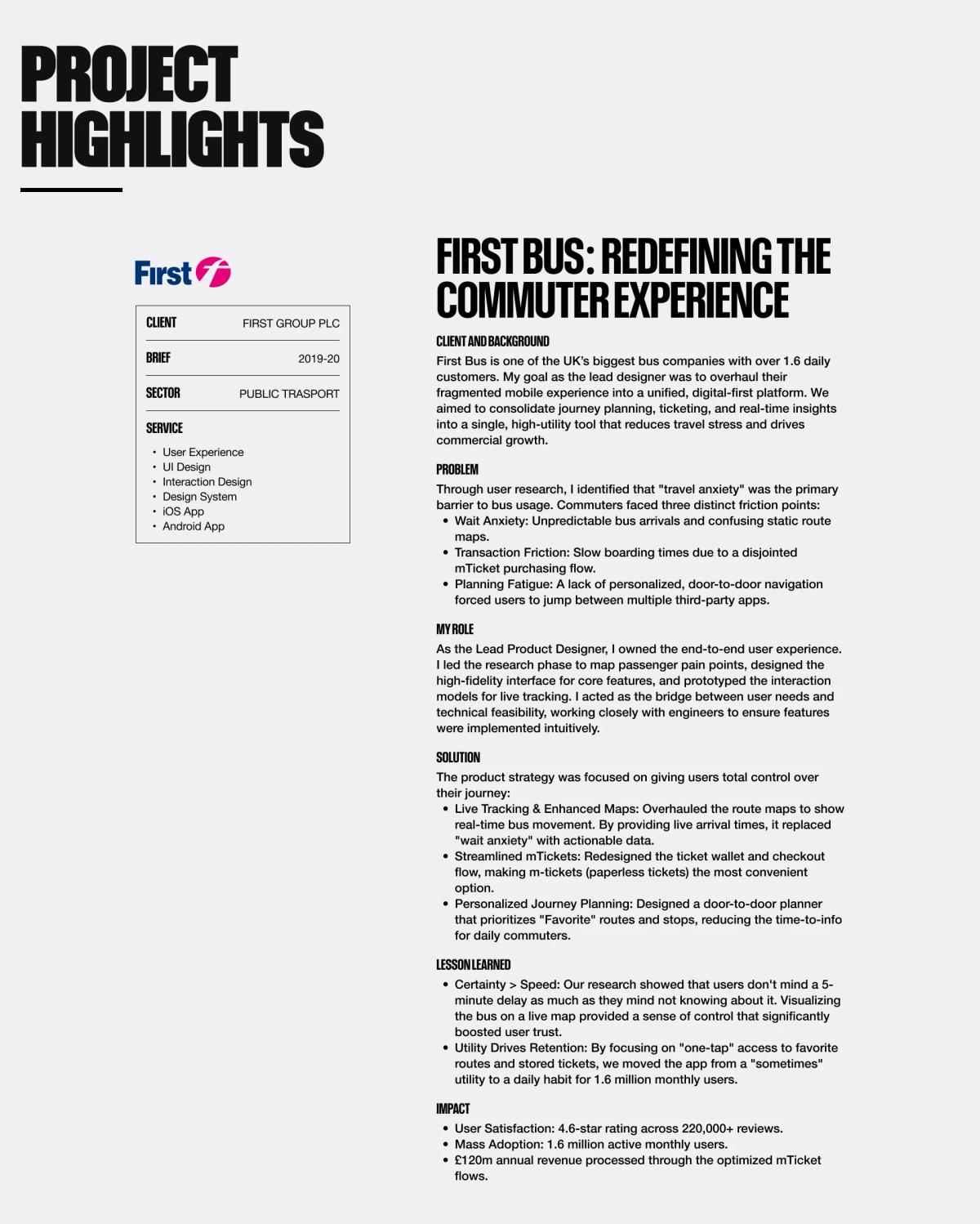 First Bus App, image 2