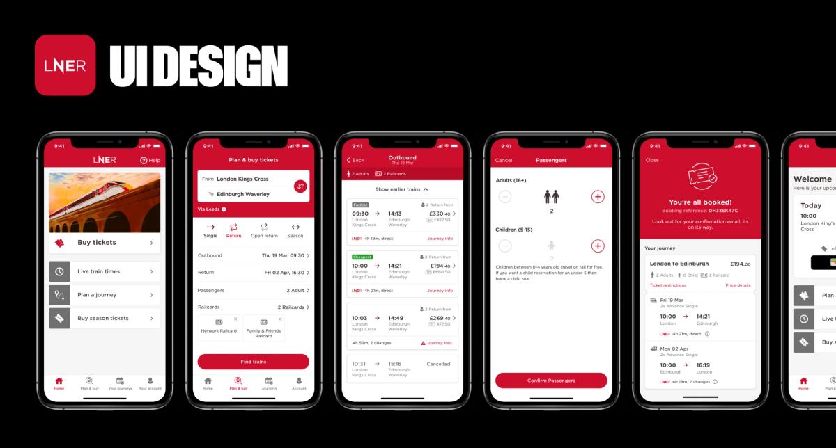 LNER Train App, image 4