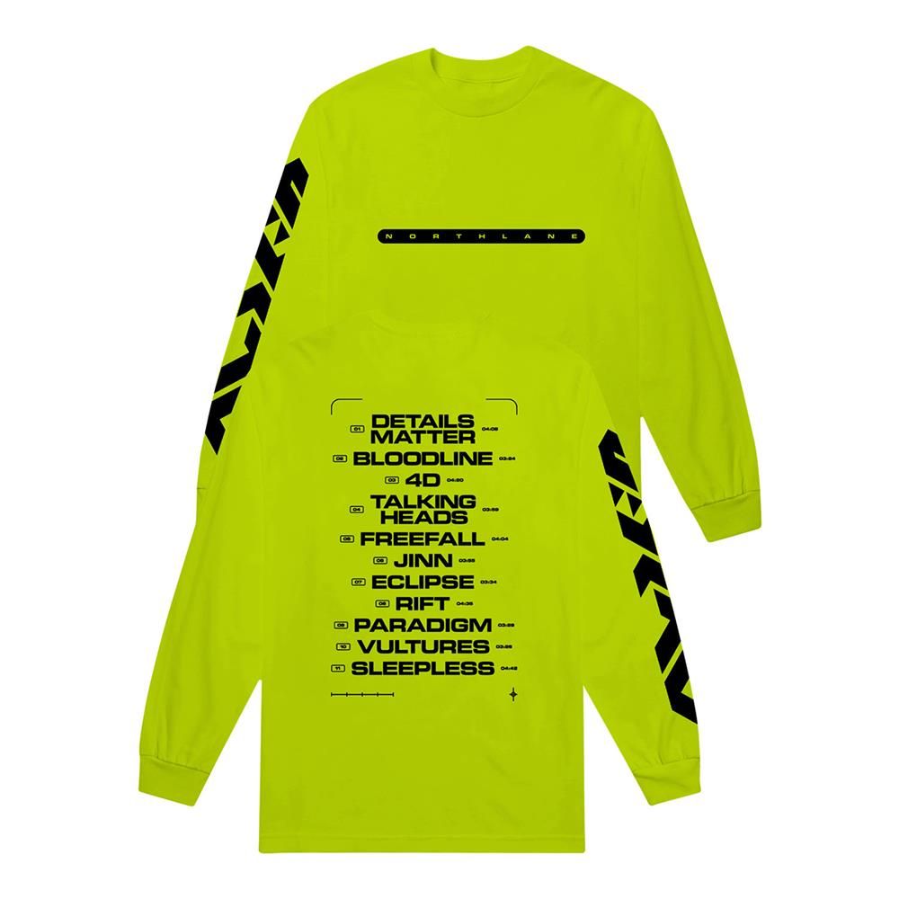 Alien Tracklist Long Sleeve T-Shirt