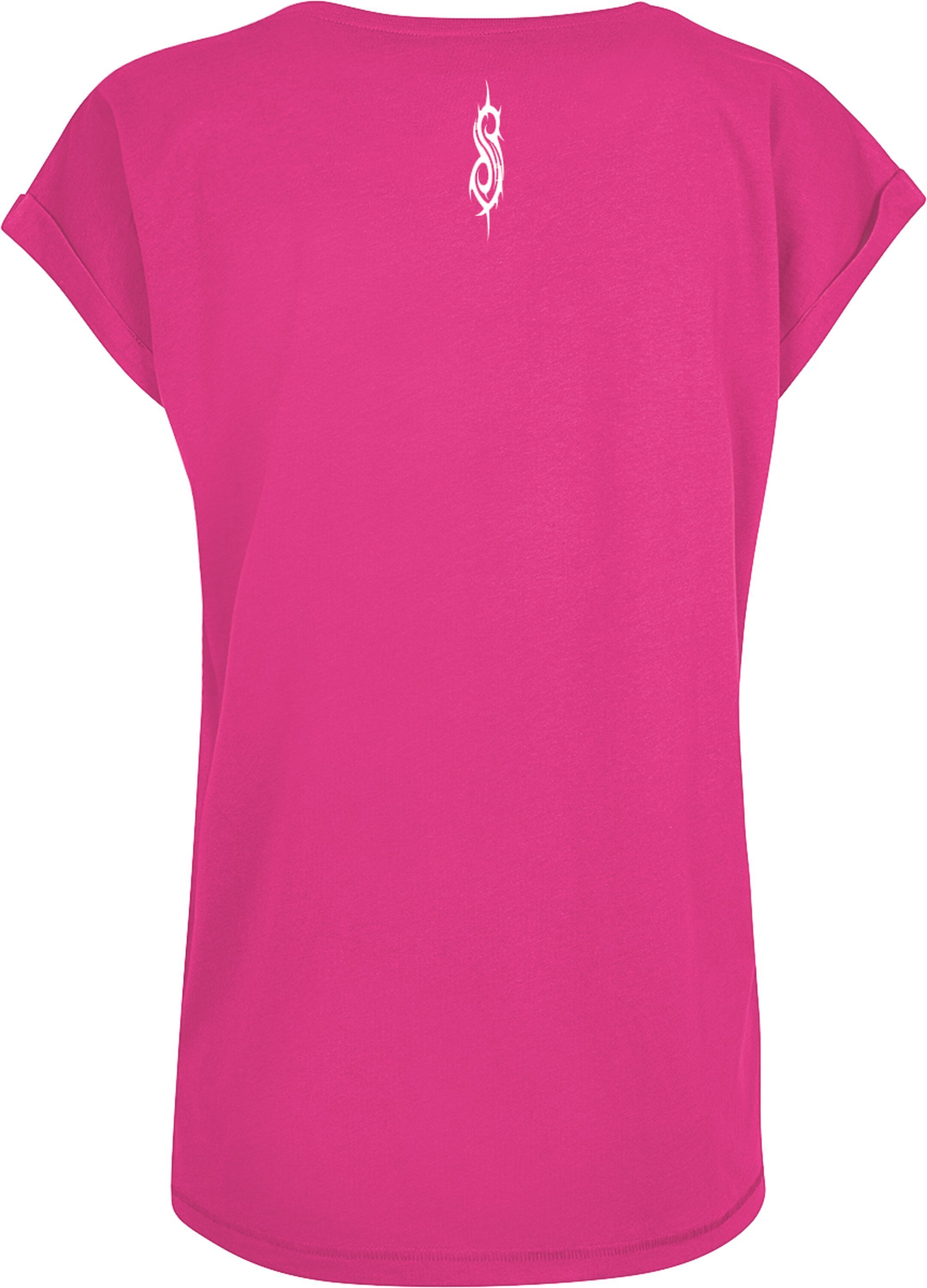 Hot Pink Logo Fitted T-Shirt
