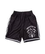 No Light Striped Zip Shorts