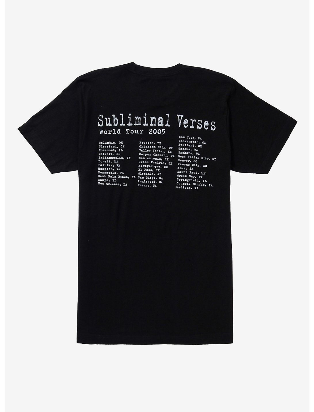 Subliminal Verses World Tour T-Shirt