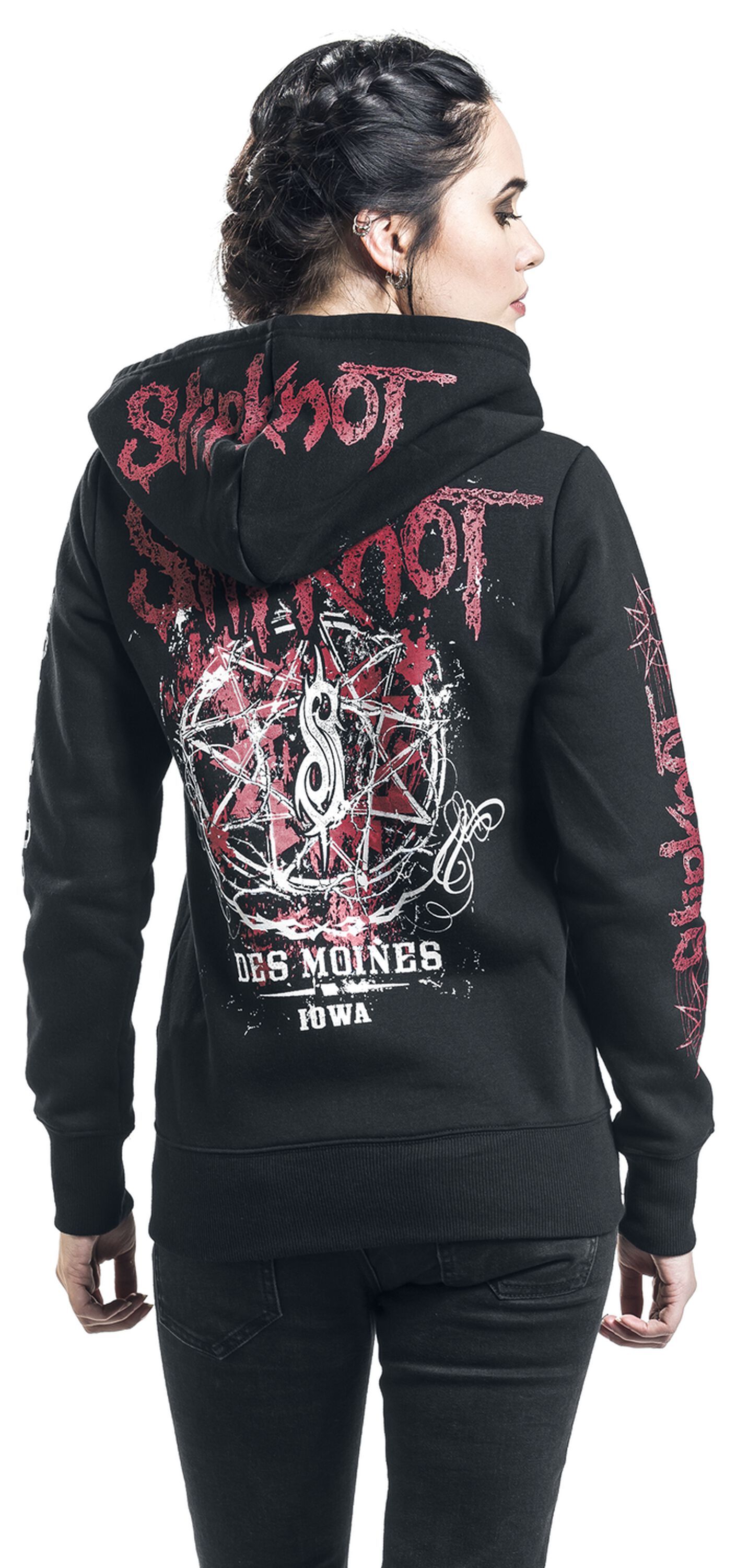 Iowa Star Fitted Zip Hoodie