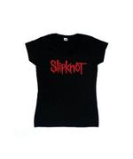 Red Logo Black Fitted T-Shirt