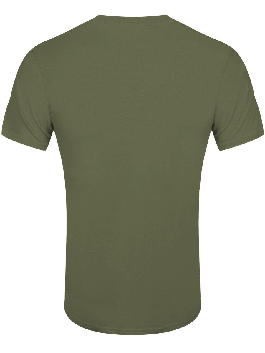 Logo Repeat Olive Green T-Shirt
