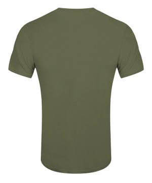 Logo Repeat Olive Green T-Shirt