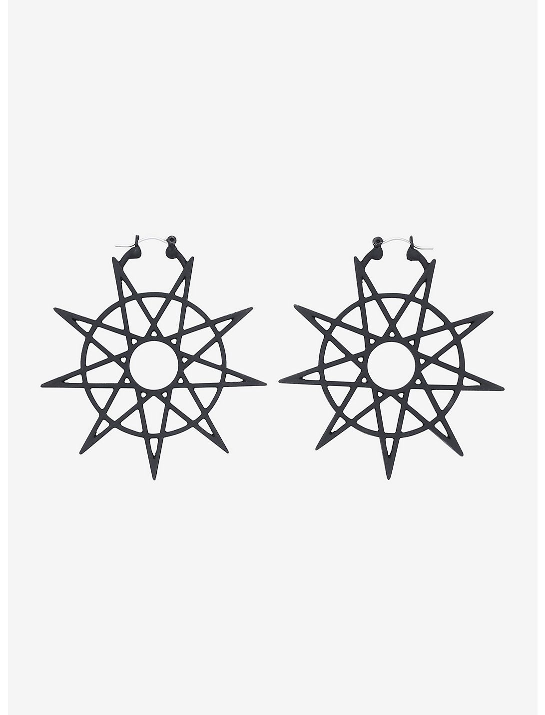 Nonogram Hoop Earrings