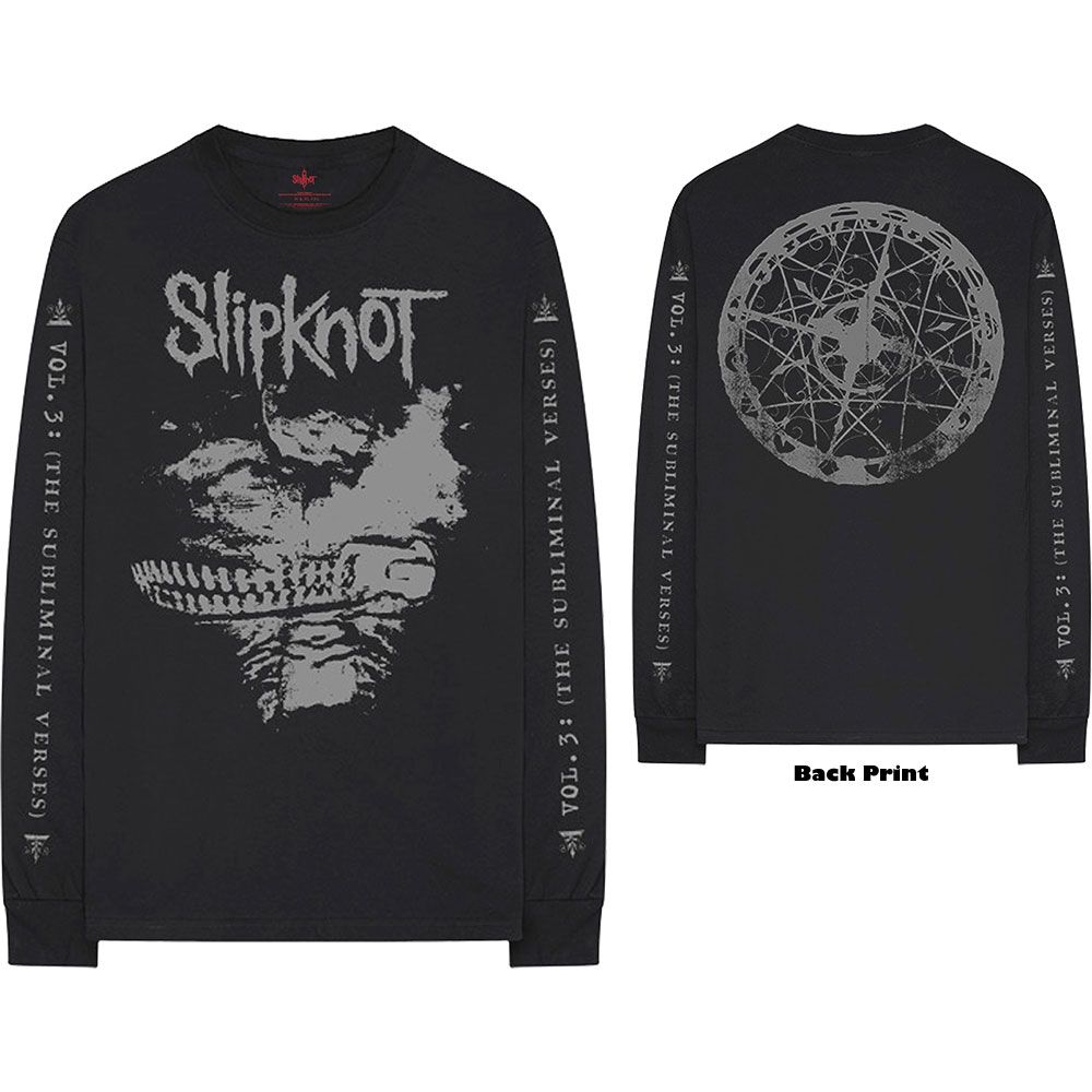 Subliminal Verses Back + Arm Print Long Sleeve T-Shirt