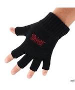 Logo Fingerless Gloves