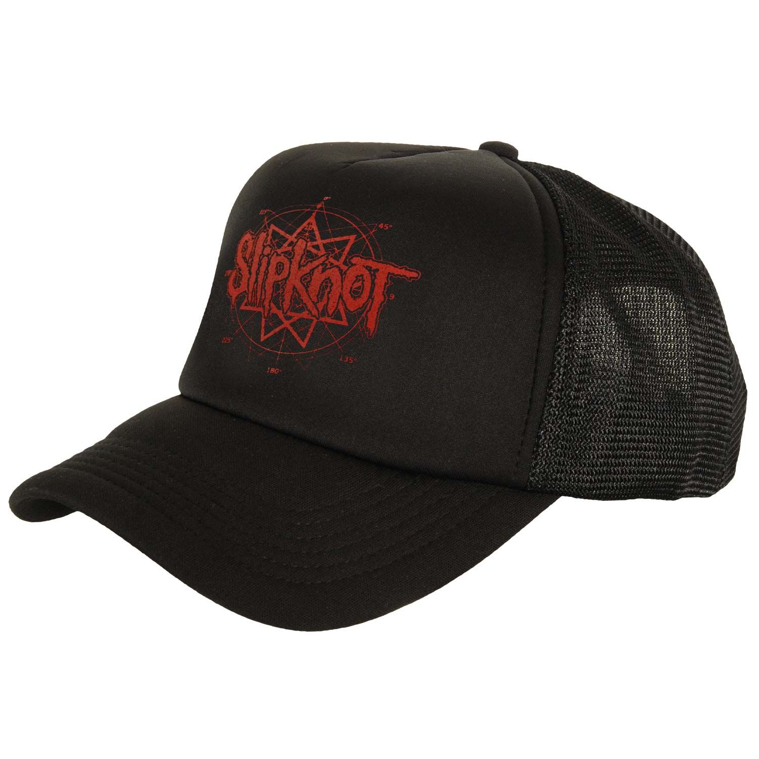 Logo Mesh Back Trucker Cap
