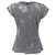 Burnout Grey Fitted T-Shirt