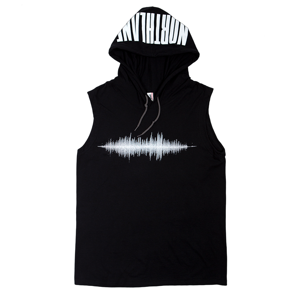 Waveform Sleeveless Hoodie