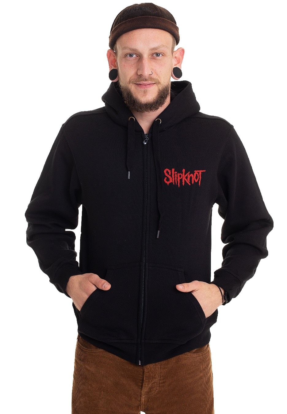 Skull Teeth Zip Hoodie
