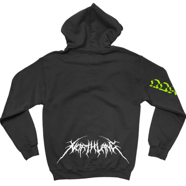 Cyber Black and Green Hoodie