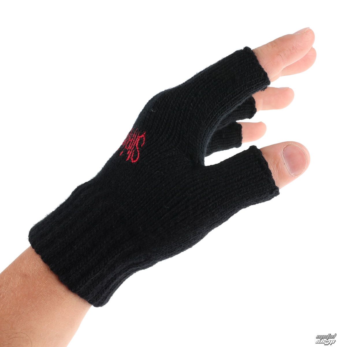 Logo Fingerless Gloves