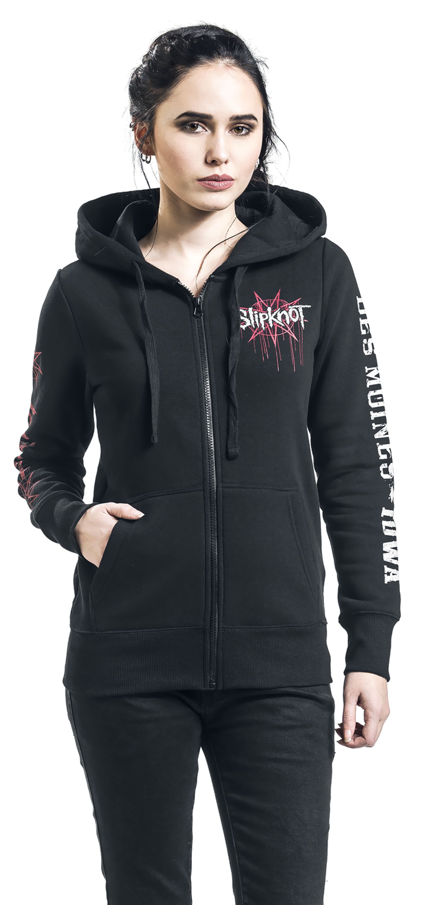 Iowa Star Fitted Zip Hoodie