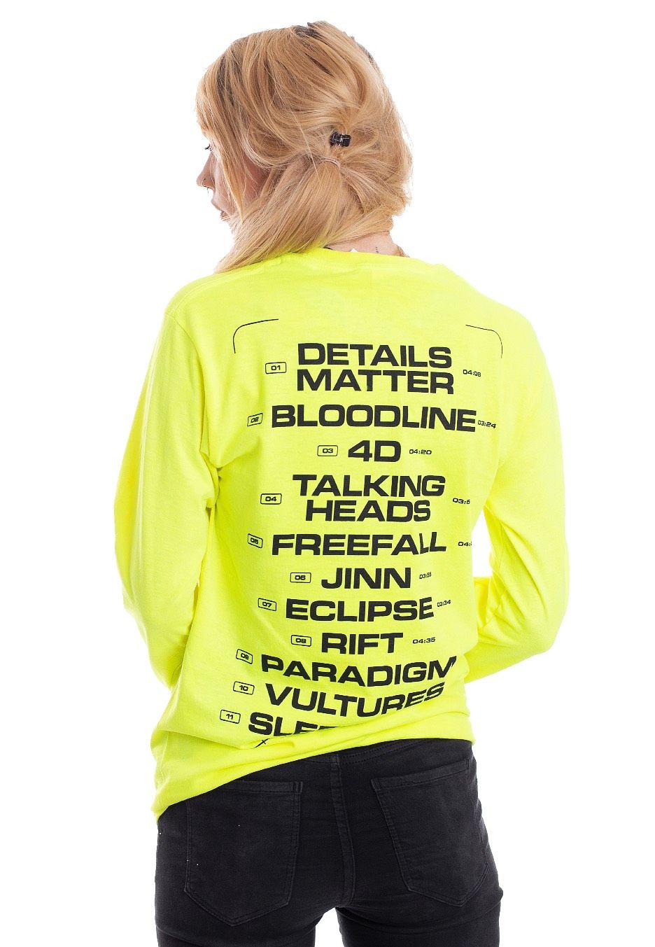Alien Tracklist Long Sleeve T-Shirt