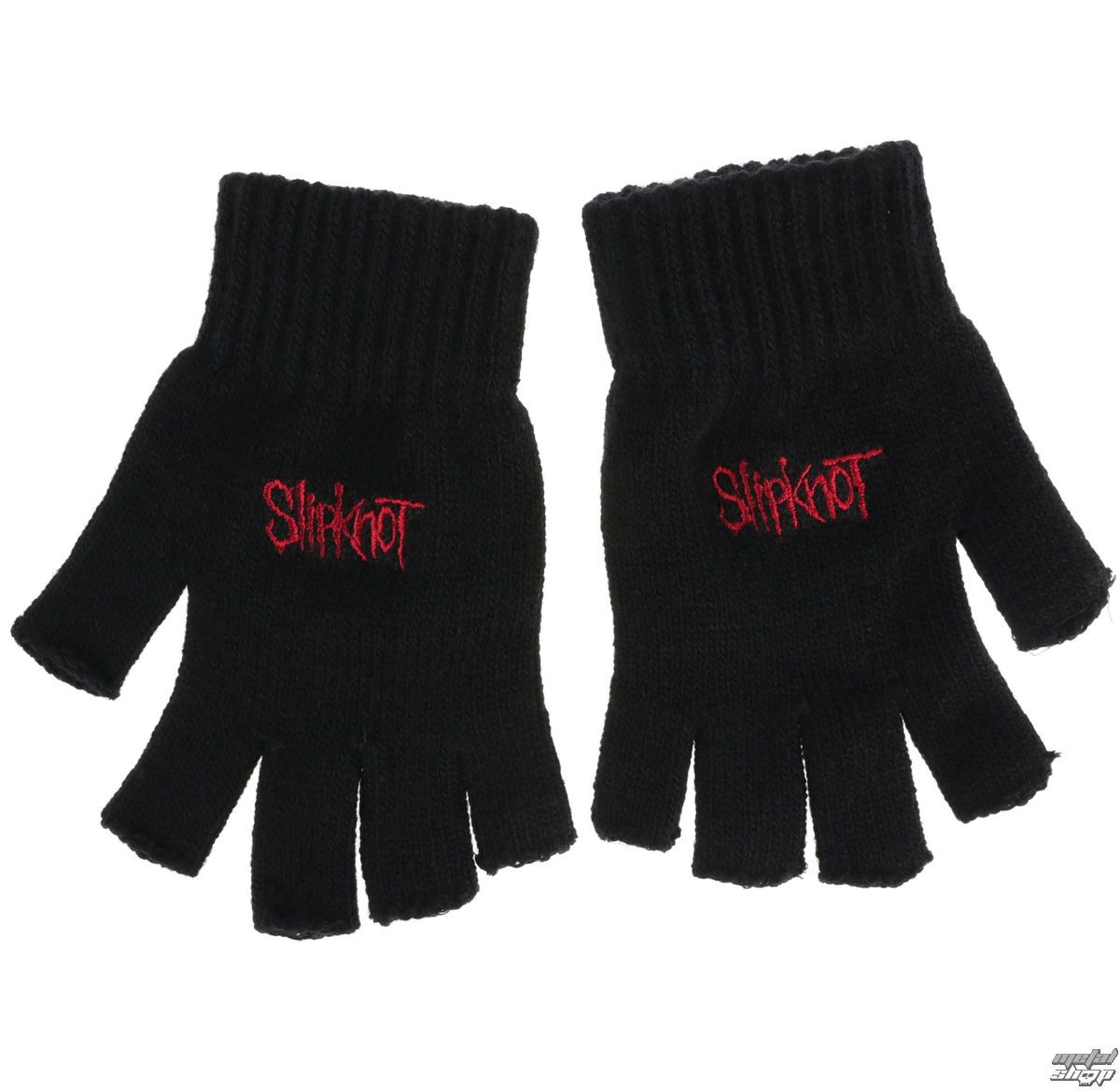 Logo Fingerless Gloves