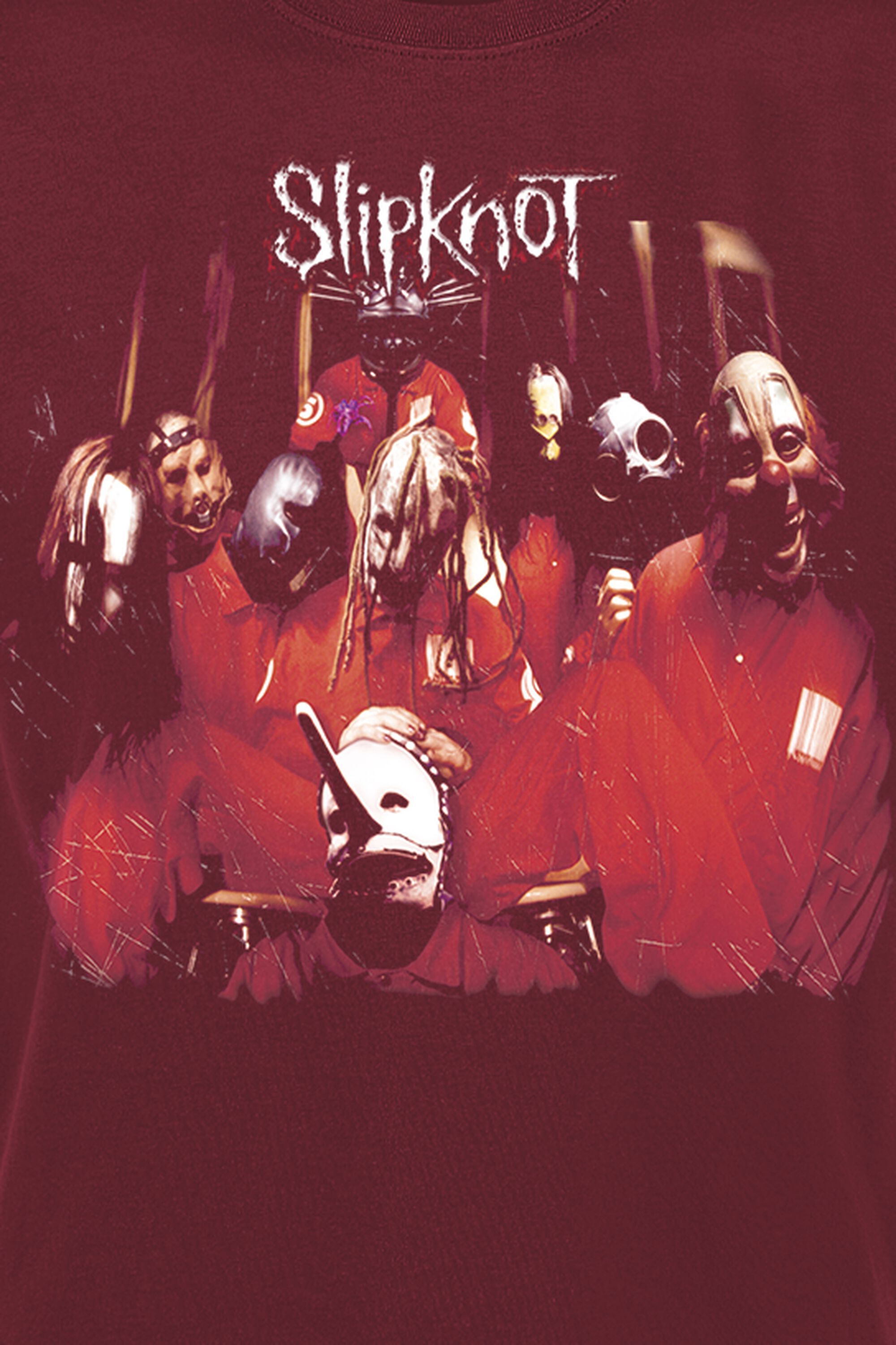 Splatter Masks Red T-Shirt