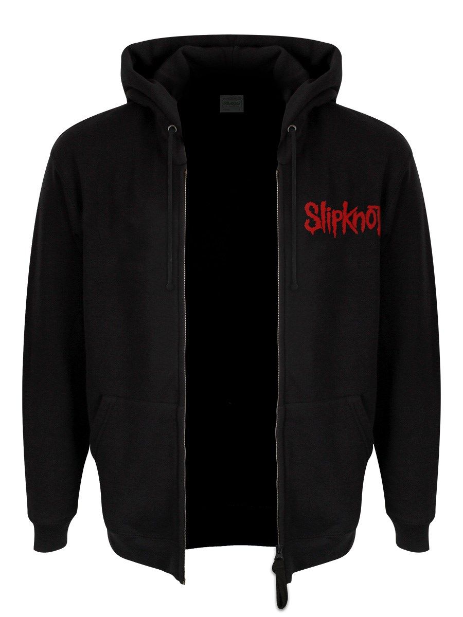 Skull Teeth Zip Hoodie