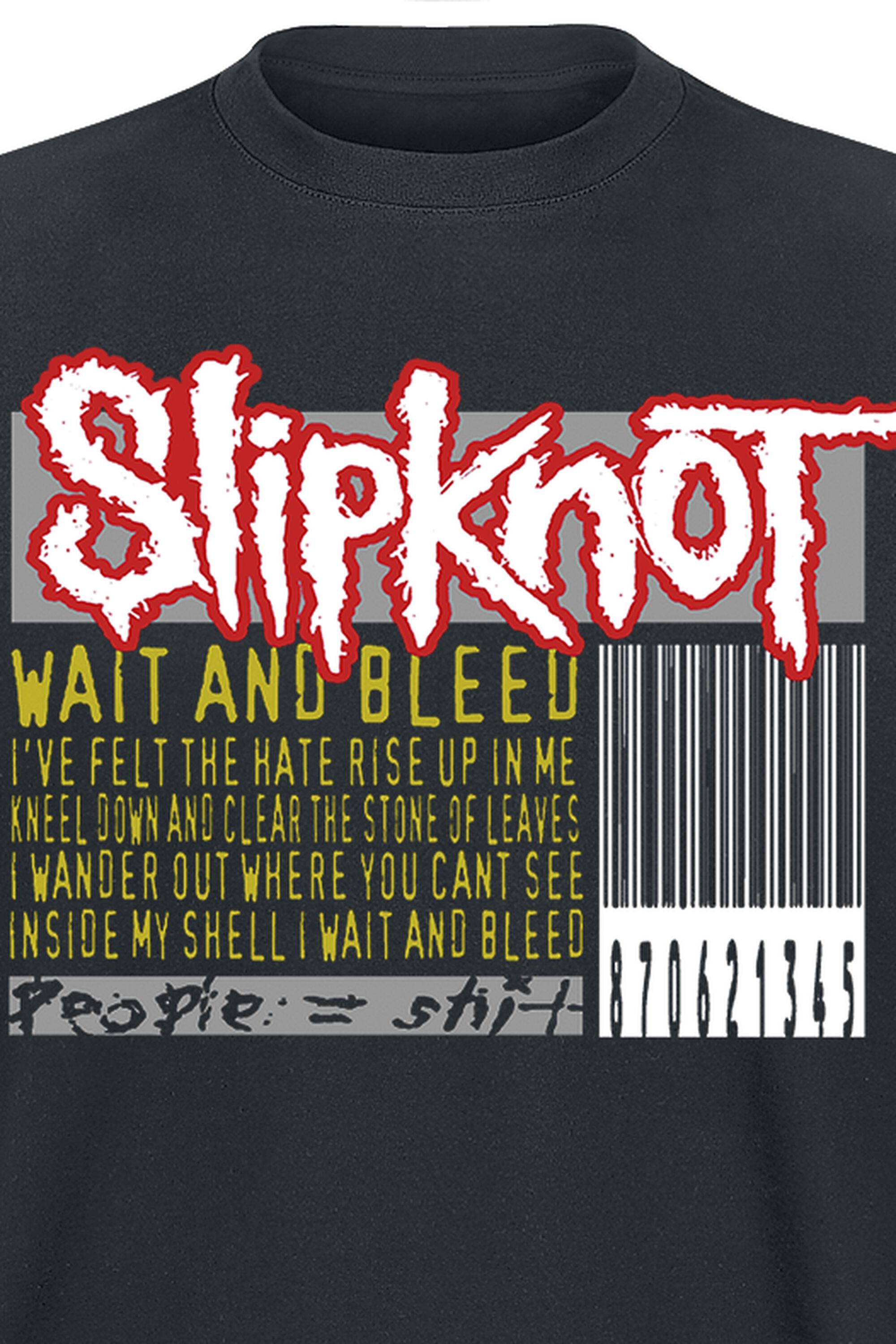 Wait &amp; Bleed Barcode T-Shirt