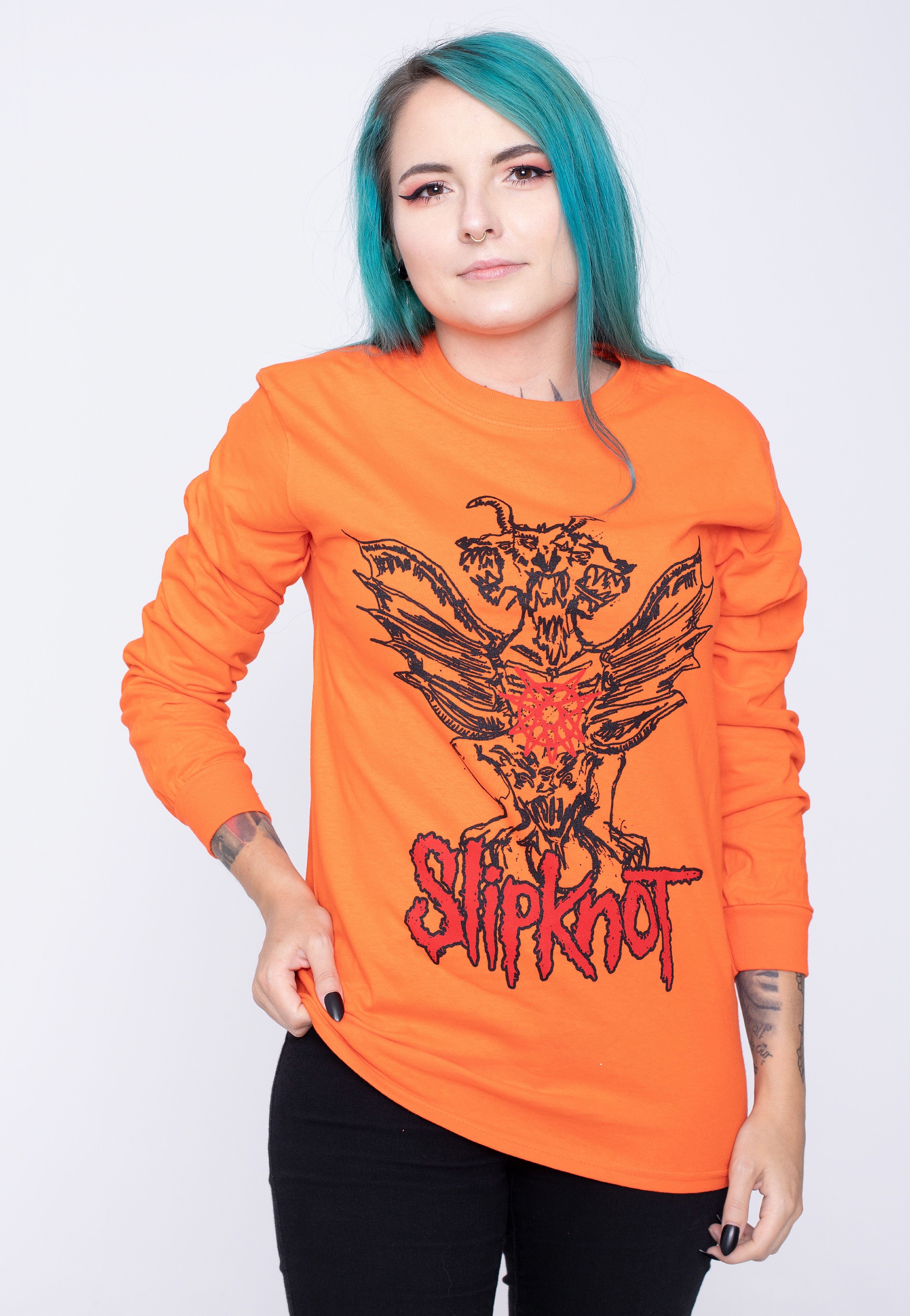 Winged Devil Long Sleeve T-Shirt