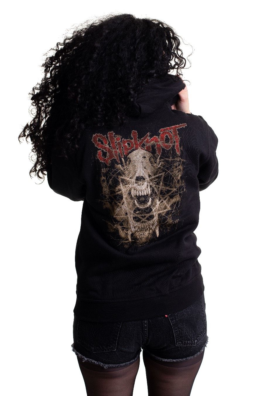 Skull Teeth Zip Hoodie
