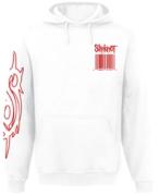 Wait and Bleed White Barcode Hoodie