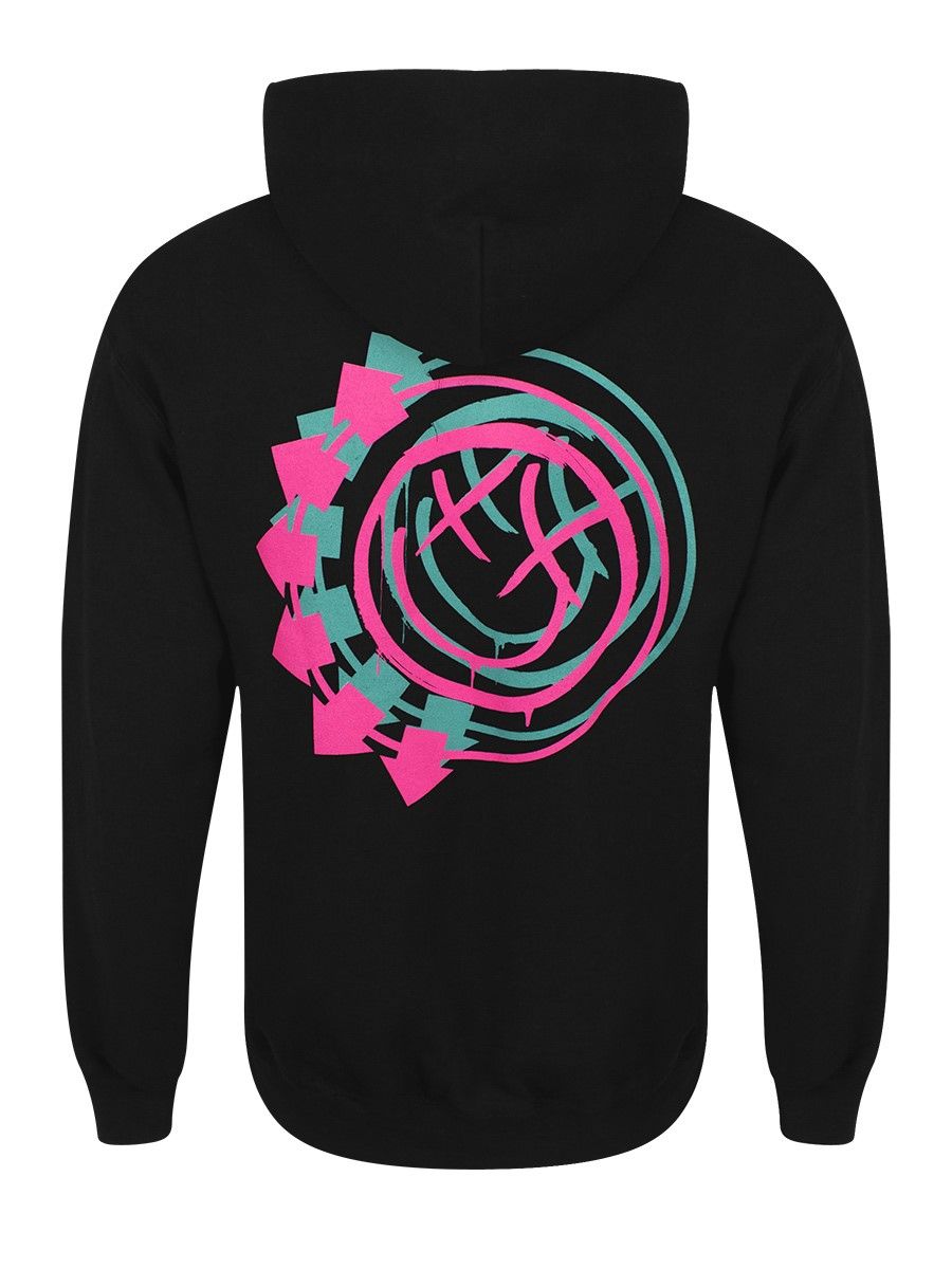 Double Six Arrow Smiley Zip Hoodie