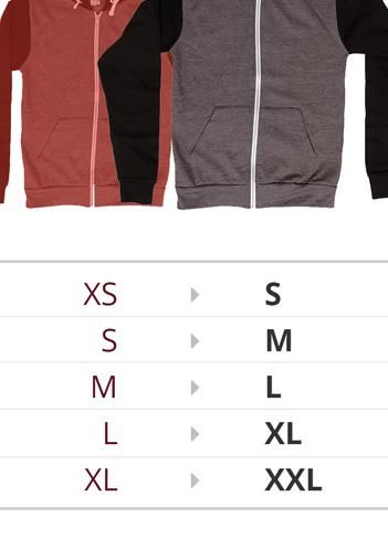 Lost Forever Charcoal/Burgundy Zip Hoodie