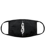 Black and White S Logo Face Mask