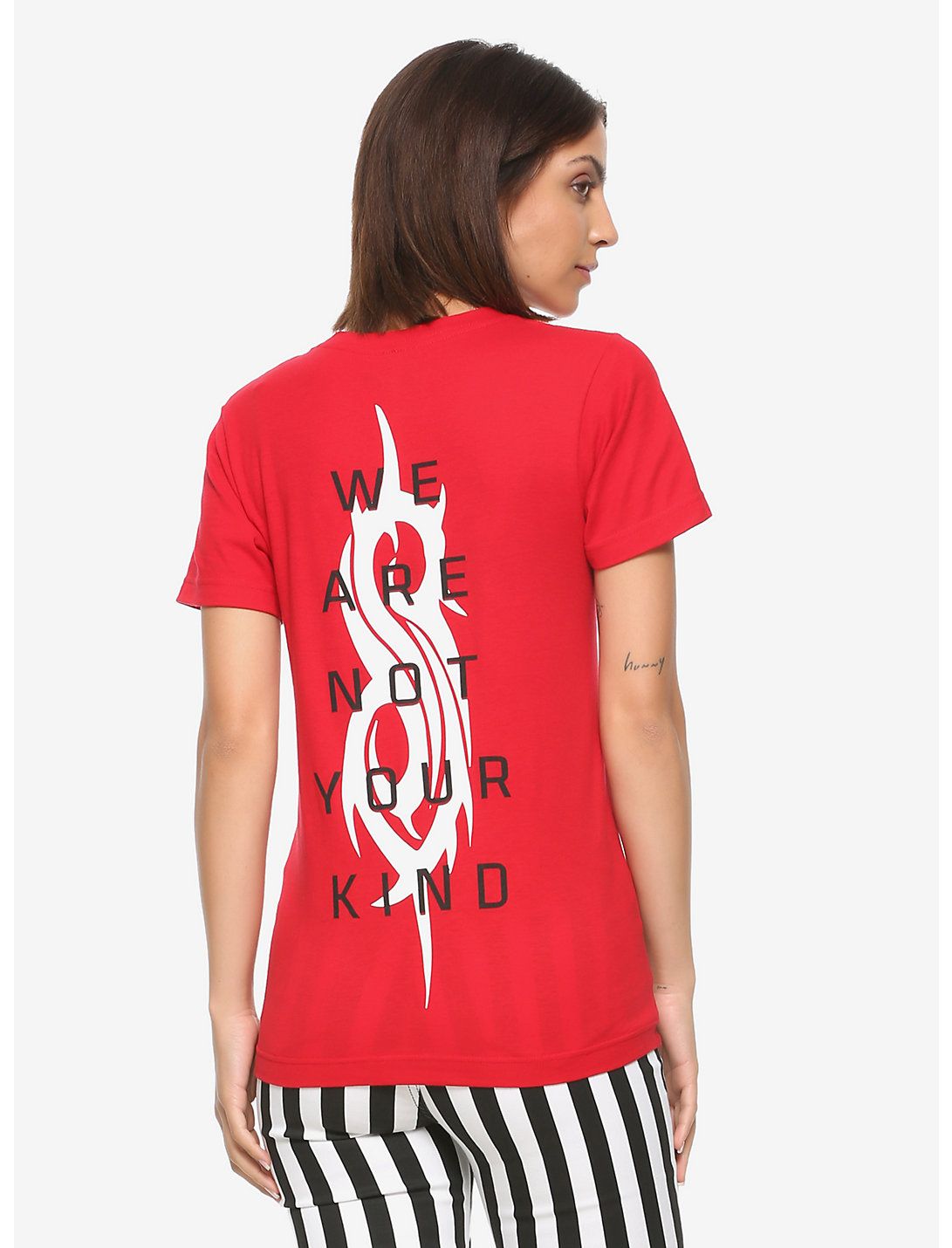 We Are Not Your Kind Fitted Red T-Shirt