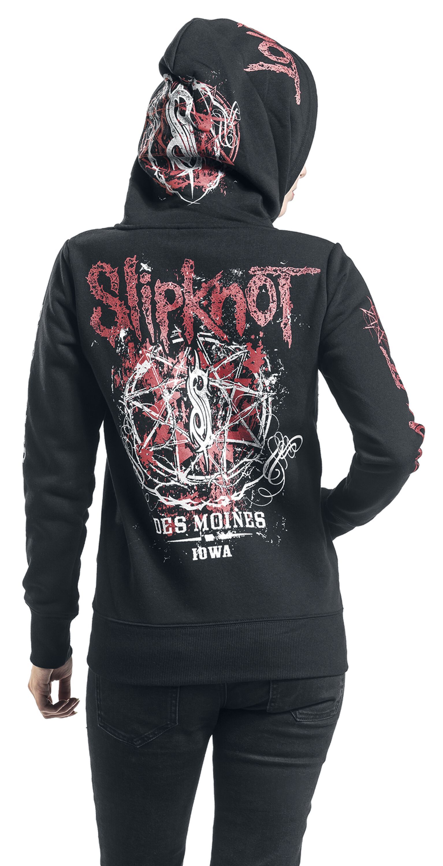 Iowa Star Fitted Zip Hoodie